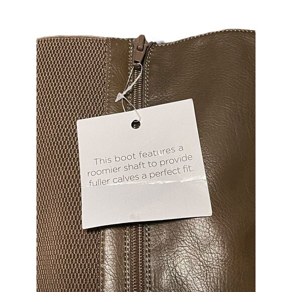 Naturalizer Soul Womens Brown Wedge Knee High Boots Size 9.5 Medium - Picture 10 of 11